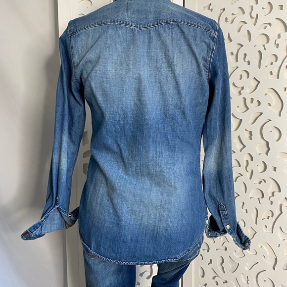 Chambray denim button up - Picture 7 of 9